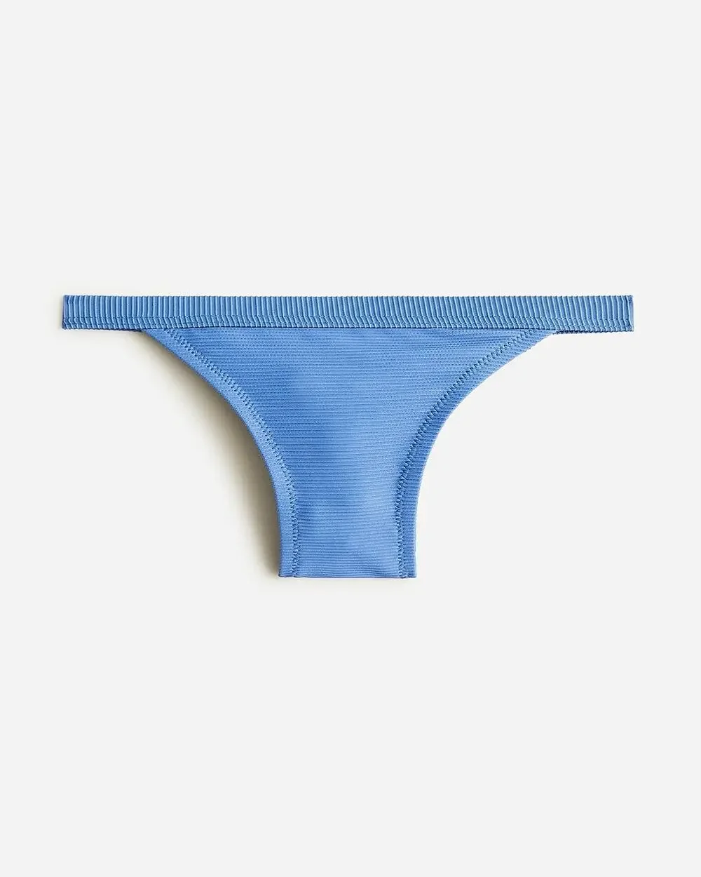 New J. Crew Blue Ribbed Hipster Bikini Swim Bathing Suit Bottom Women's Size XXL